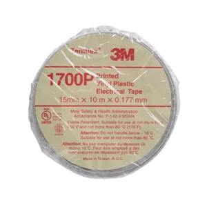 Merkintäteippi 3M Temflex 1700P - MERKINTÄTEIPPI TEMFLEX 1700P N VAIHEMERKINTÄ