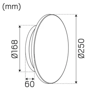 Seinävalaisin ulko Hide-a-lite Circo - SEINÄVALAISIN ULKO CIRCO IP65 2730LM 22W 2/3/4K WH DIM