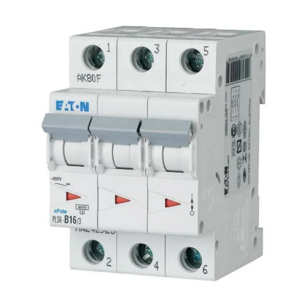 Johdonsuojakatkaisija Eaton Xpole PLS6-C16/3-MW
