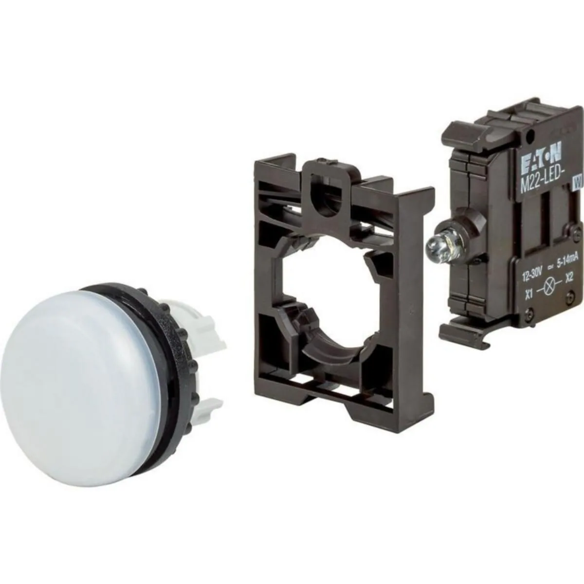 Merkkivalokaluste LED Eaton RMQ-Titan M22-L M22-L-W-LED-BVP – valkoinen