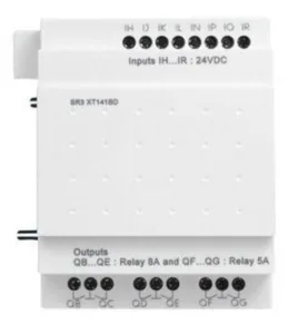 Ohjelmoitava rele Schneider Electric Zelio SR XT - OHJELMOITAVA RELE ZELIO SR XT 14 I-O 100-240 VAC