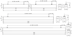 Pinta-/ripustusvalaisin Philips KeyLine - PINTA-/RIPUSTUSVAL KEYLINE SM350C 50S/840 PSD L1500 BK