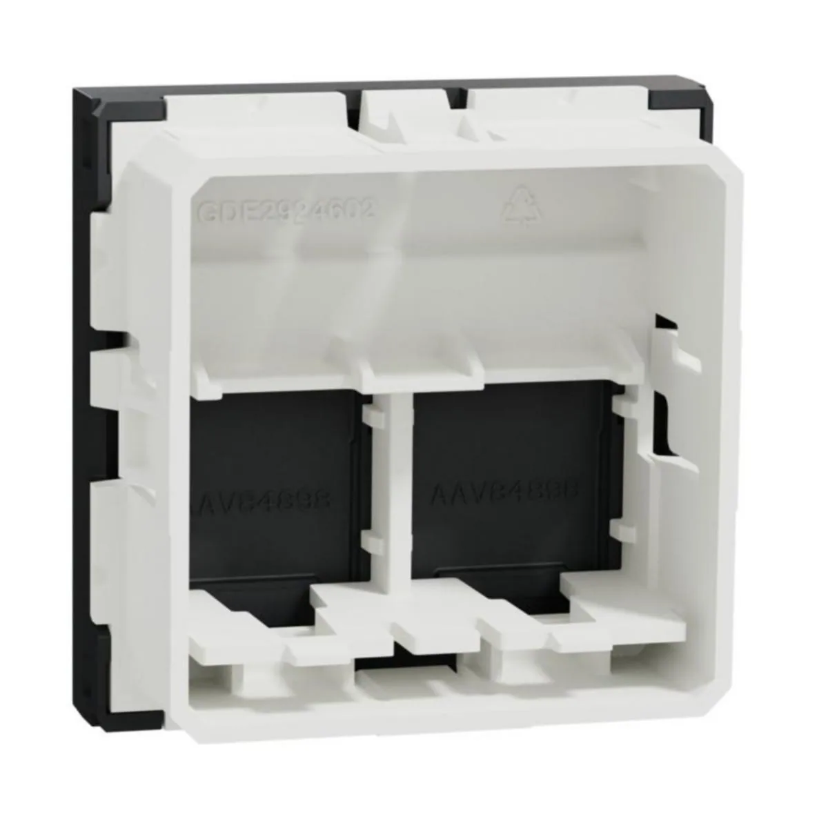 Kanavadatarasia Schneider Electric Unica System+ OL45 2XRJ45 ACTASSI SUORA ANTR – antrasiitti