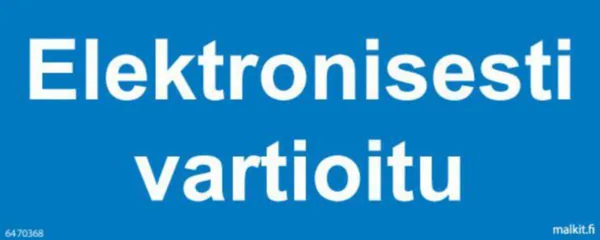 Merkintätarra Malkit Kiinteistö ELEKTRONISES. VARTIOITU 200X80