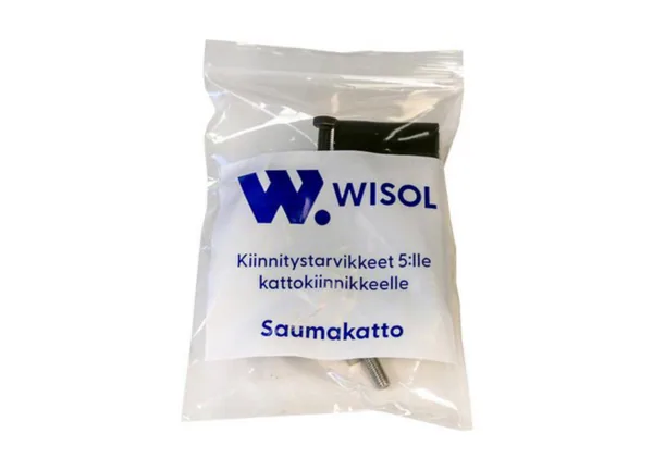 Harjakattotuotteet Wisol ASENNUSTARVIKEPAKKAUS RUUVIPUSSI 5 UNISEAM KANNAK