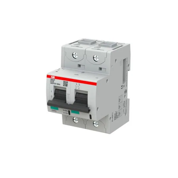 Johdonsuojakatkaisija ABB S800 S802P-D125, 2P D 125A