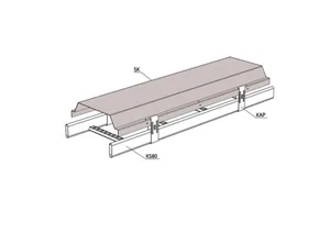 Kaapelitien kansi Meka KS tikashylly - KAAPELITIEN KANSI TIKASH. MEKA HST SK-200 L=1500