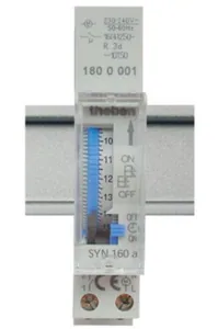Kellokytkin analoginen Theben SYN 260 A - KELLOKYTKIN MEKAANINEN THEBEN SYN 160 A
