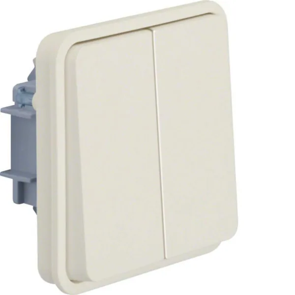 Kytkin Hager W.1 pinta/uppo 5, vivulla 5/10A/250V/IP55 KJ VAL