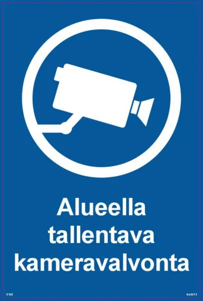 Merkintätarra Malkit Kiinteistö TALLENT KAMERAVALVONTA 200X300