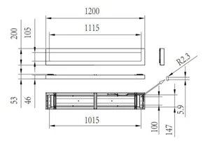 Pinta-asennusvalaisin Philips CoreLine surface - PINTA-ASENNUSVALAISIN CORELINE 3600-6000LM 840 20X120 DALI OC