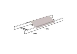 Kaapelitien kansi Meka PSK tikashylly - KAAPELITIEN KANSI TIKASH. MEKA PSK-400 L=3000 PG