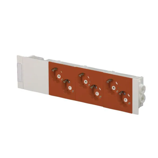 Kanavapistorasia ABB ProDuct esikytketty 6-osainen 6S/16A/IP20 KYTK. ORA