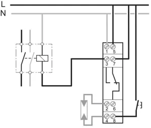 Kellokytkin Hager EGN100 1K/10A monit. BT 1M DIN - KELLOKYTKIN DIGITAALINEN HAGER EGN100 1K/10A MONIT. BT 1M DIN