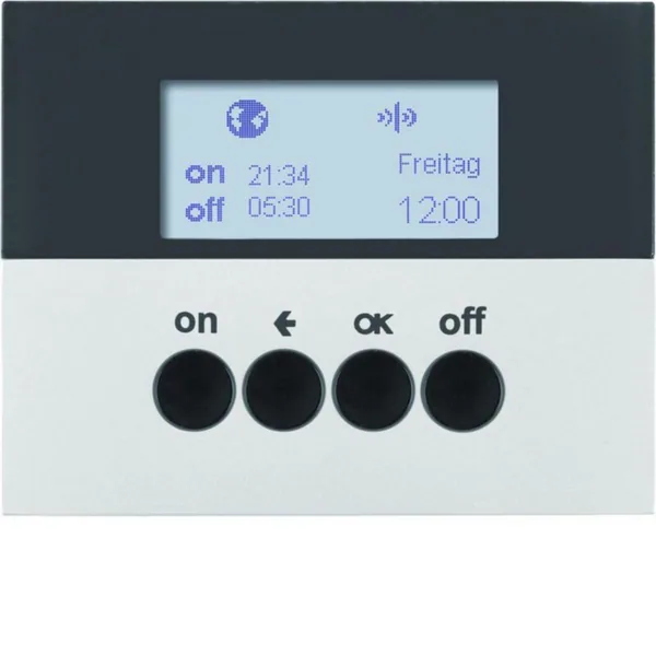 Kellokytkin KNX Hager K.5 VKO 1K RF QUICKLINK AN-AL