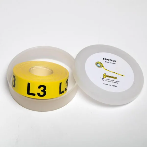 Merkintäteippi Hammarprodukter HAMMAR KANGASTEIPPIRLA L3 18MM X 10M