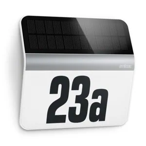 Numerovalaisin Lux2 LED, Steinel - NUMEROVALAISIN STEINEL LED.4000K. 2 LUX.IP44. ROSTERI