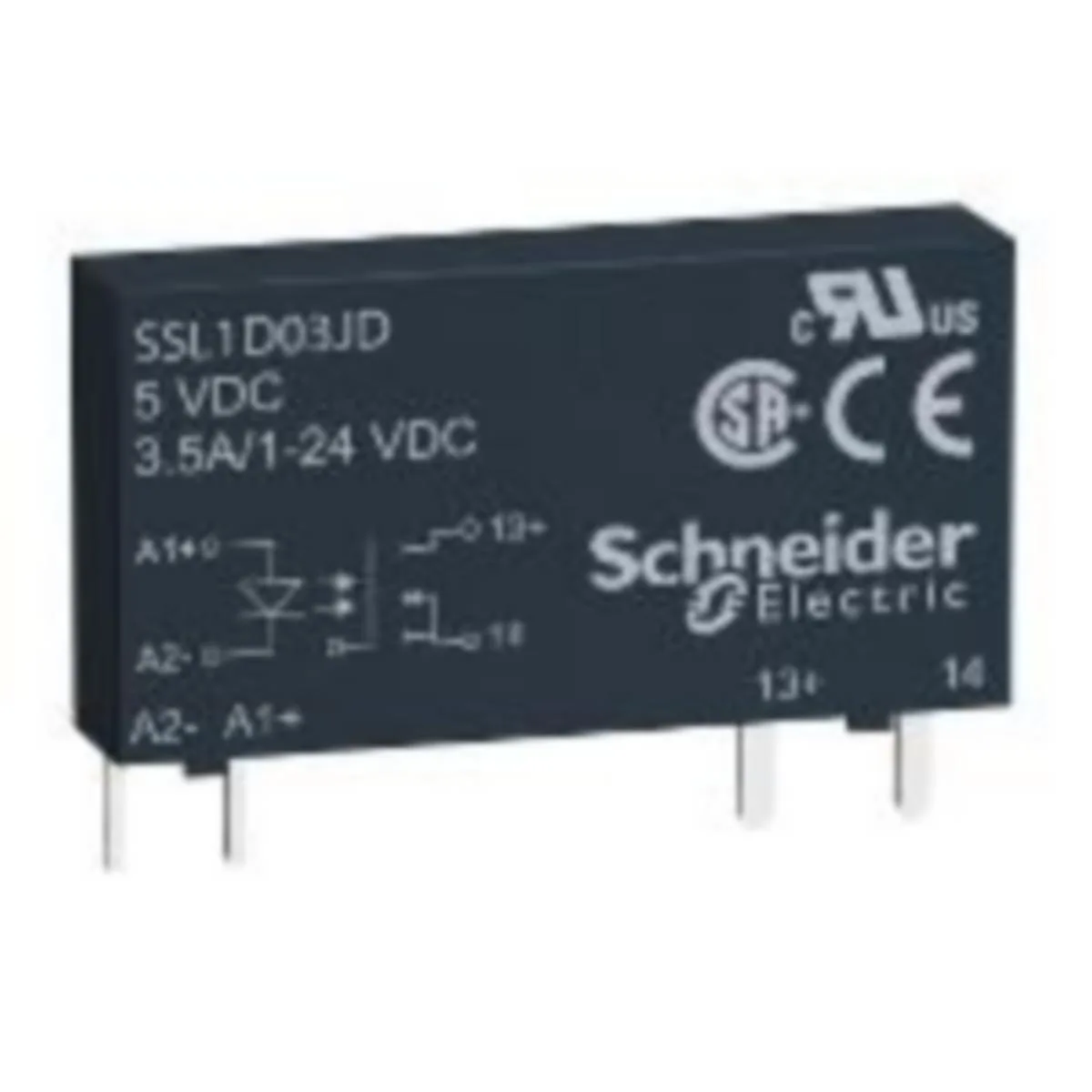 Puolijohderele Schneider Electric Zelio SSL1D03BD 15-30VDC/1-24VDC