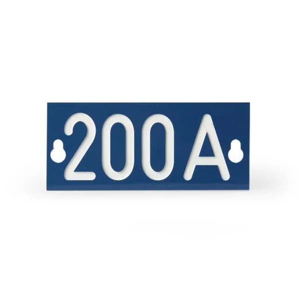 Sulakekoon merkintäkilpi Ensto UN PEM497 NRO 200/250A
