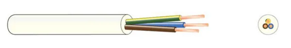 Asennuskaapeli-HF Kajote MSK-HF ECA TAIP. MSK HF 3X2,5S VALK R100