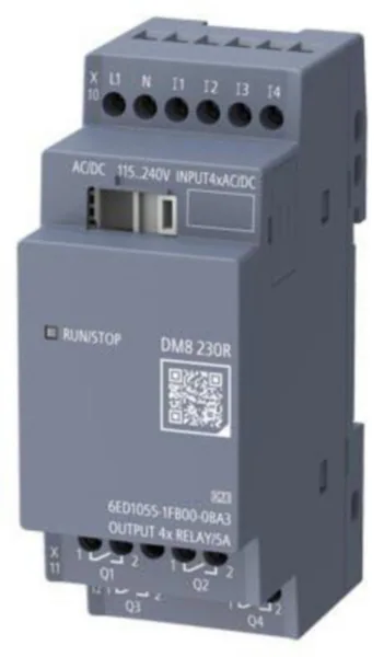 Laajennusmoduuli Siemens LOGO! LOGO DM8 230R 0BA3