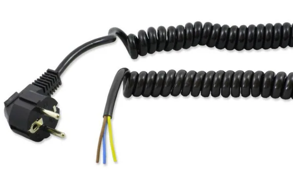 Liitosjohto Axjo Kabel PVC H05VV-F spiraali SPI MSK 3G0.75 MU 0.8m