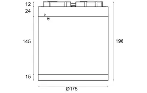 Pinta-asennusvalaisin SG Rax 150 - PINTA-ASENNUSVALAISIN RAX 150 RAX SURFACE IP65 150 MU 34W 3K