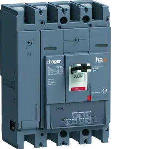 Kompaktikatkaisija Hager h3+ LSI - KOMPAKTIKATKAISIJA H3+ P630 LSI 4N 630A 110KA