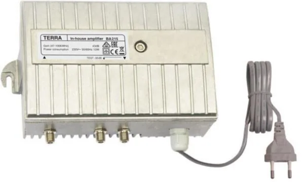 Laajakaistavahvistin Laatuantenni Terra 47-1006 MHZ, 43 DB, 116 DBΜV