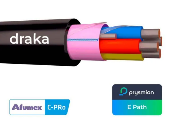 Merkinantokaapeli Afumex C-Pro KLMA-HF 4X0,8+0,8 MU