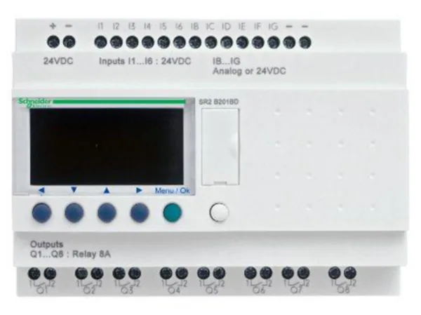 Ohjelmoitava rele Schneider Electric Zelio SR 20 I-O ST 24 VDC
