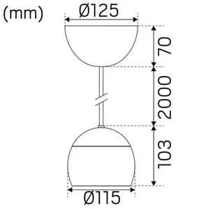 Alasvalo Hide-a-lite Globe G2 Pendant - RIPUSTUSVALAISIN GLOBE 2 GLOBE G2 PENDANT VALK 2700K