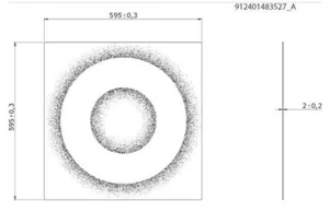 Mekaaninen lisätarvike Philips CoreLine Panel - MEKAANINEN LISÄTARV CORELINE KEHYS DOUBLE CIRCLE 60X60 5KPL