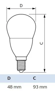 Pienkupulamppu Philips CorePro - PIENKUPULAMPPU COREPRO ND7-60W E14 827 FR 806LM