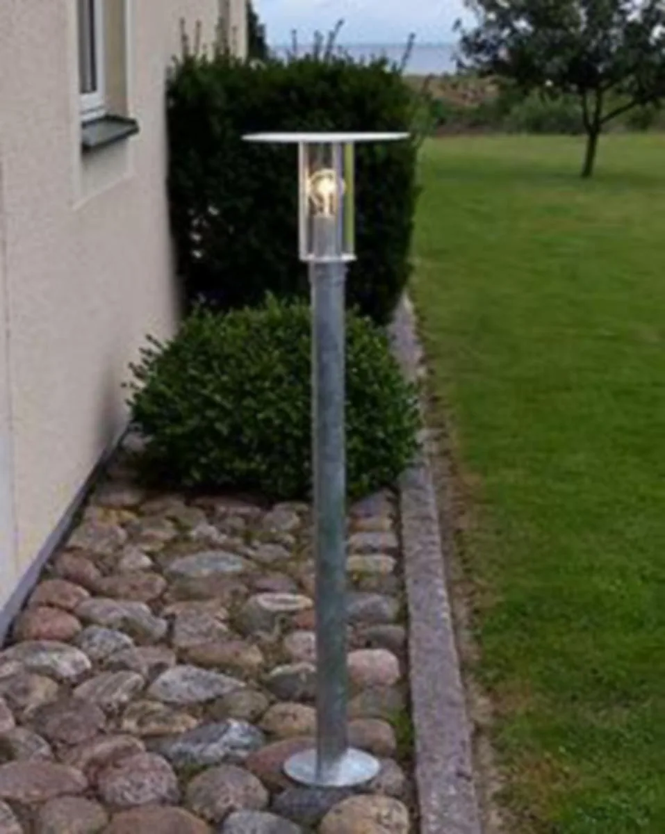 Pihapiirivalaisin Konstsmide Mode 662-320 IP54 E27 GAL – hopea