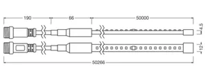 Valoprofiili/-nauha Ledvance LED STRIP AC 230V - VALOPROFIILI/-NAUHA LEDVANCE LS P AC 1300/830/IP66 230V