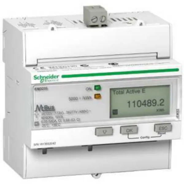 Energiamittari DIN Schneider Electric Acti 9 IEM3235 3V X/5A LK0,5