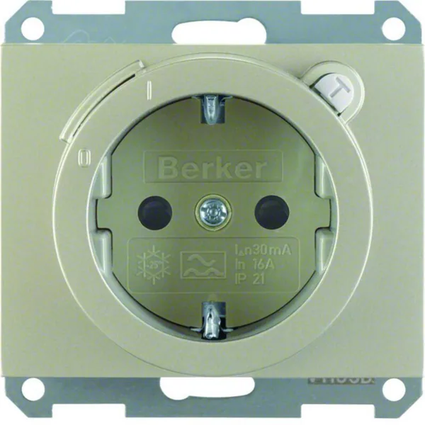 Pistorasia Hager K.5 1S/16A UKJ VVS 30MA/A RST
