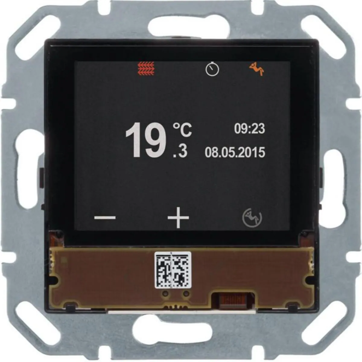 Termostaatti KNX Hager S.1 +7/+40 ANT.TUL T UJ – musta