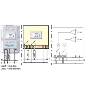 Termostaatti Schneider Electric Universal Enclosures - TERMOSTAATTI UNIVERSAL ENCL ELEKTRON HYDROSTAATTI 230VAC