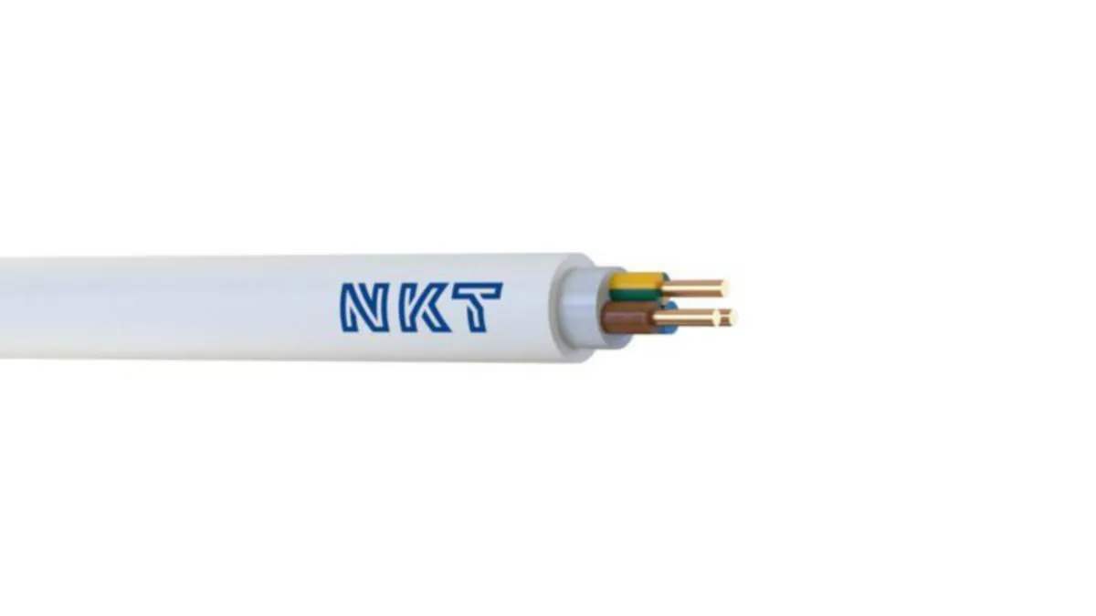 Asennuskaapeli MMJ 3x1,5 ECA 3x1,5S K6/M500 – valkoinen