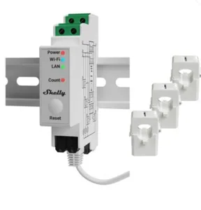 Energiamittarit Shelly 3EM - ENERGIAMITTARI DIN SHELLY PRO 3EM