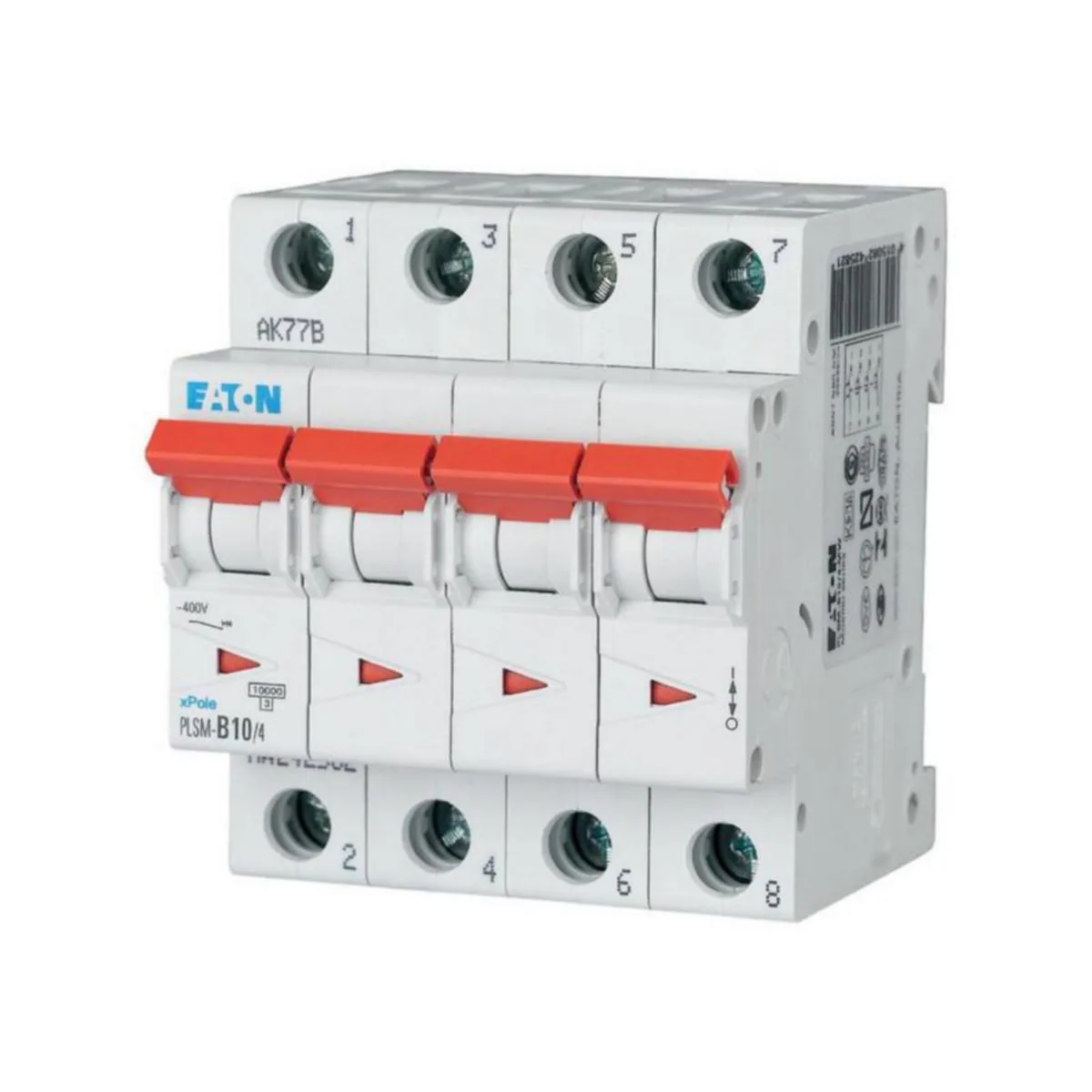 Johdonsuojakatkaisija Eaton Xpole PLSM-B10/4-MW