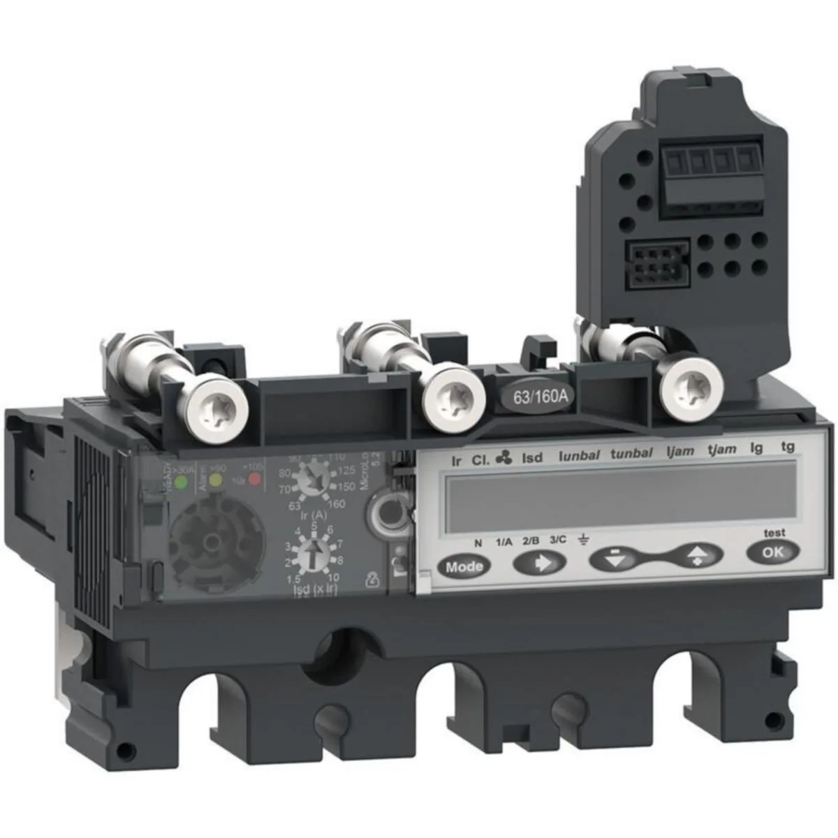 Kompaktikatkaisijan suojarele Schneider Electric ComPactT MicroLogic 3P 5.2E 160A NSX160