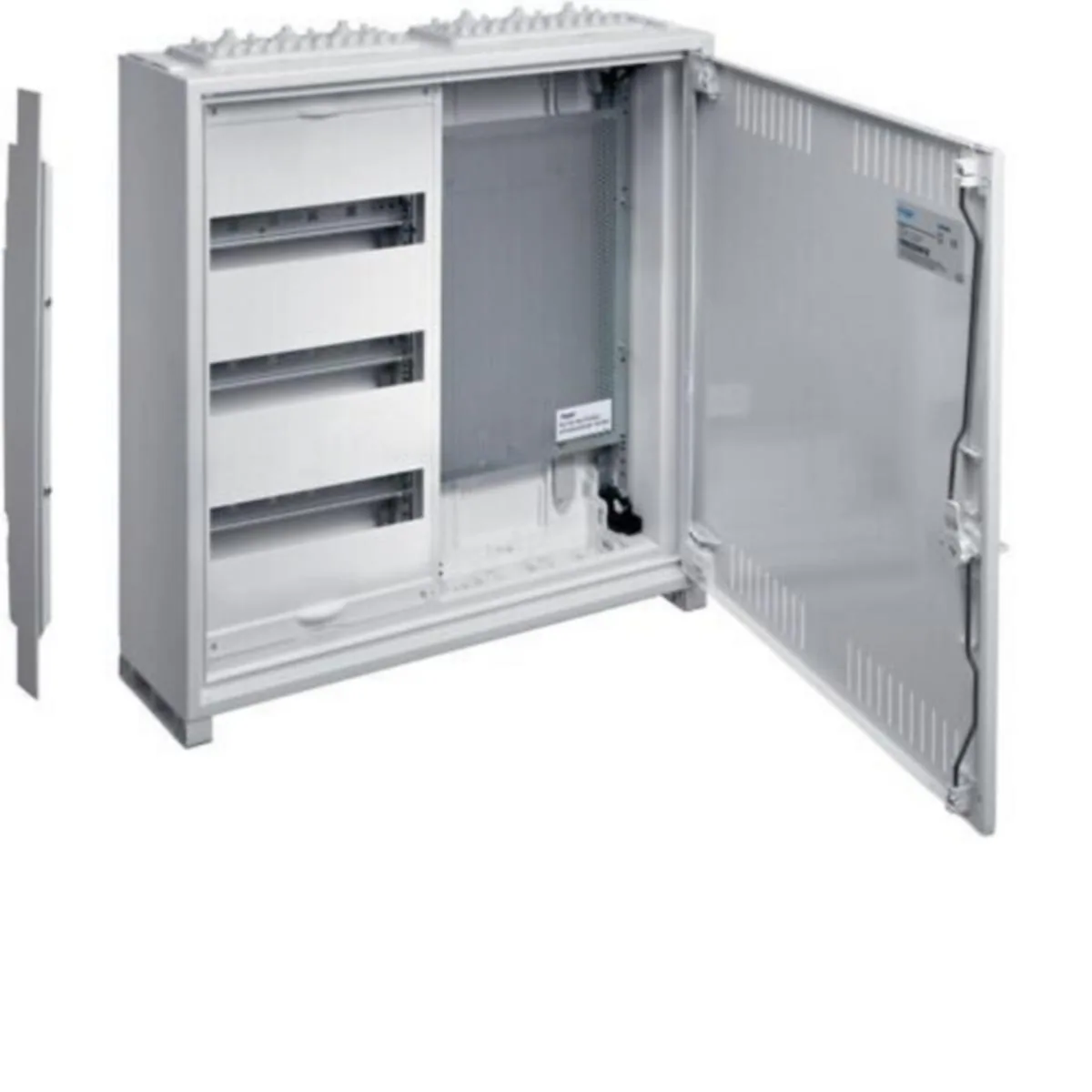 Moduulikotelo pinta/uppo Fe Hager Univers datatilalla - MODUULIKOTELO PI/UP FE UNIVERS FWB32K1 3X12M+DATATILA IP31