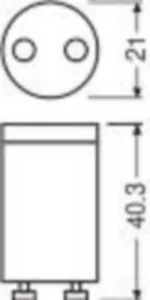 Sytytin Ledvance Performance LED Tube - SYTYTIN LEDVANCE LED TUBE T8 EM STARTER 2KPL