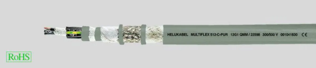 Ketjukaapeli Helukabel Multiflex 512®-C-PUR - KETJUKAAPELI HELUKABEL MULTIFLEX 512-C-PUR 2X0,75 OZ