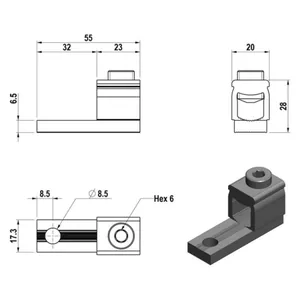 Kojeliitin Katko KKL1 - KOJELIITIN KKL 1XAL/CU 16-120MM²