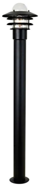Pihapiirivalaisin Airam Käpylä Bollard IP44 E27 GLC BK H1100