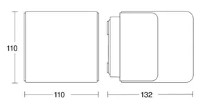 Tunnistinvalaisin iHF Bluetooth, Steinel - TUNNISTINVALAISI IHF BLUETOOTH L 835 SC 3K 9,1W IP44 AN
